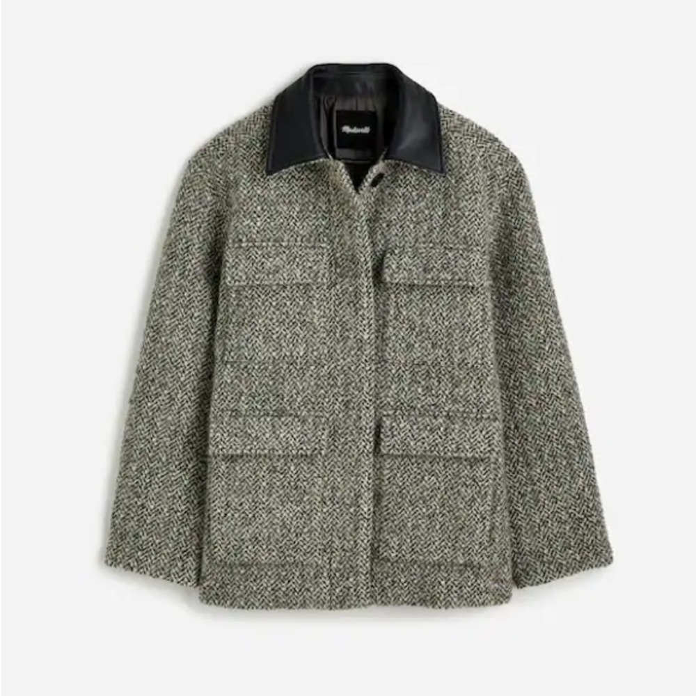 Madewell Wool Blend Flap Pocket Field Jacket